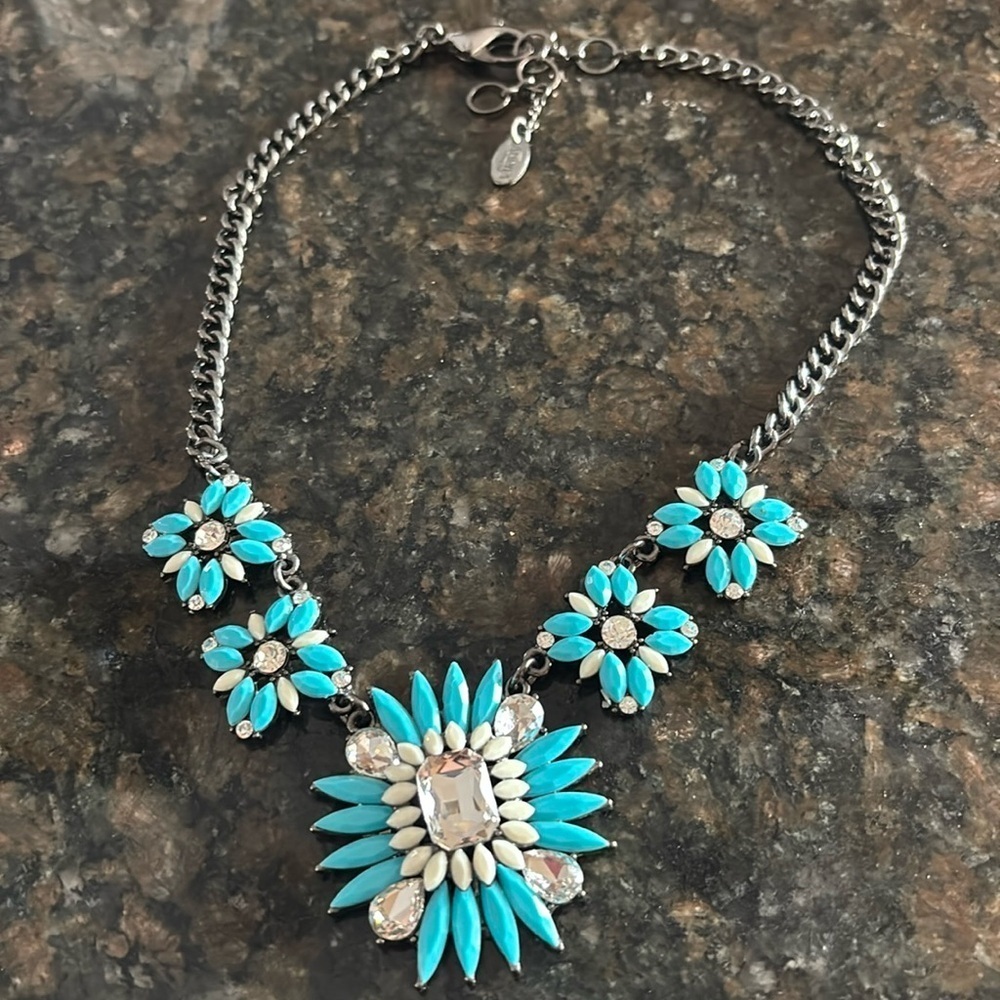 Amrita Singh Turquoise Color Statement Necklace